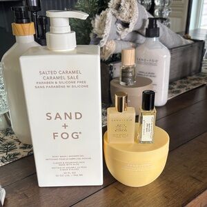 Salted Carame Body Wash, Cake Body Butter, White Vanilla & Vanilla Sugar Perfume